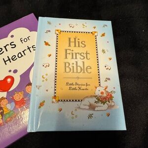 His First Bible Book + Prayers Book